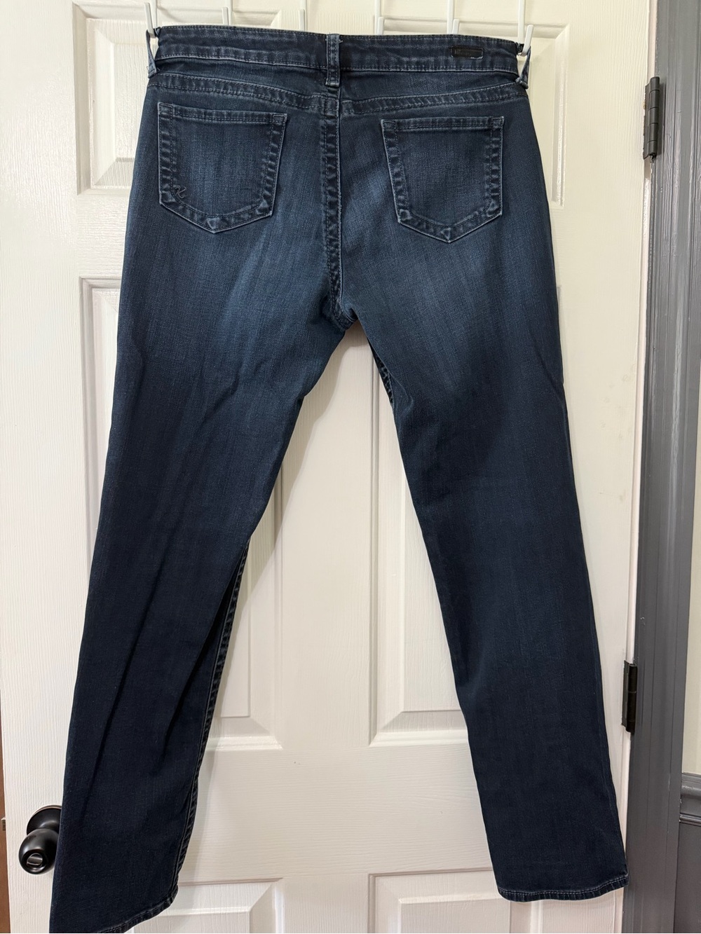 Kut from the Kloth Straight Leg Jeans in Dark Indigo Wash - Picture 2 of 5